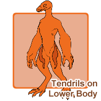 Tendrils on Lower Body