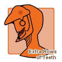 Extra Rows of Teeth