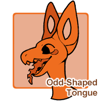 Odd-Shaped Tongue